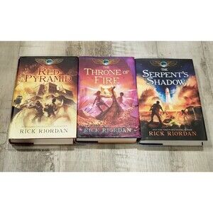 KANE CHRONICLES  Rick Riordan- Lot of 3 Complete Series Hardcover Set 1st Ed